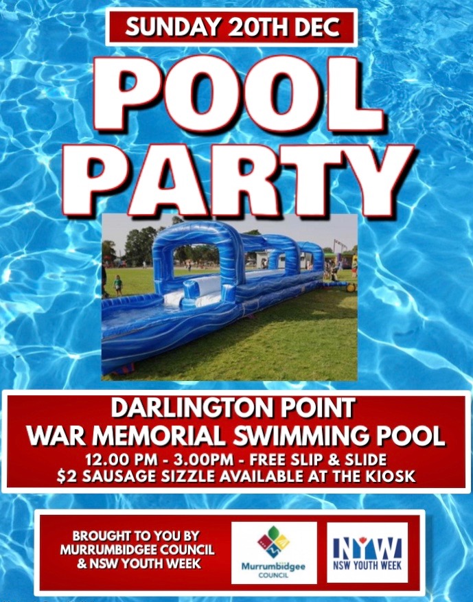 Pool Party - Darlington Point