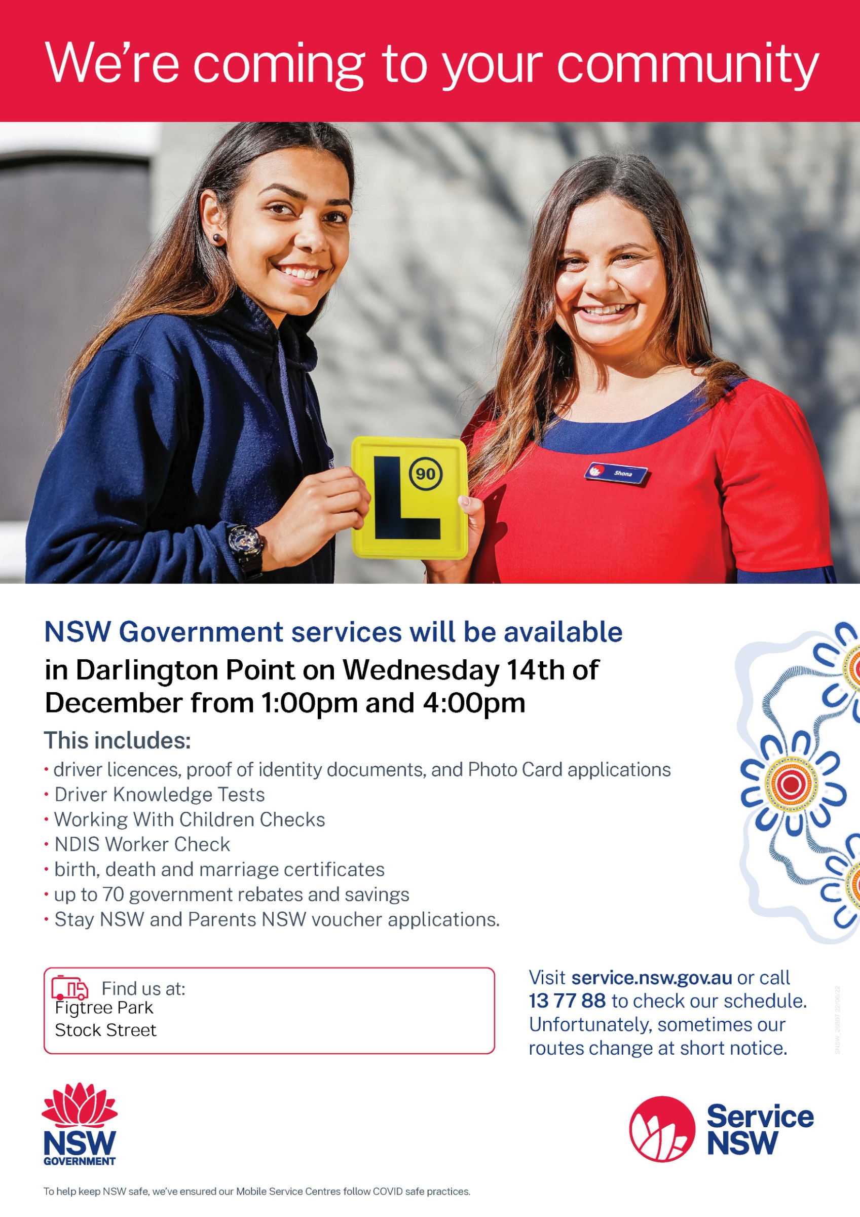 Service NSW - Darlington Point Visit