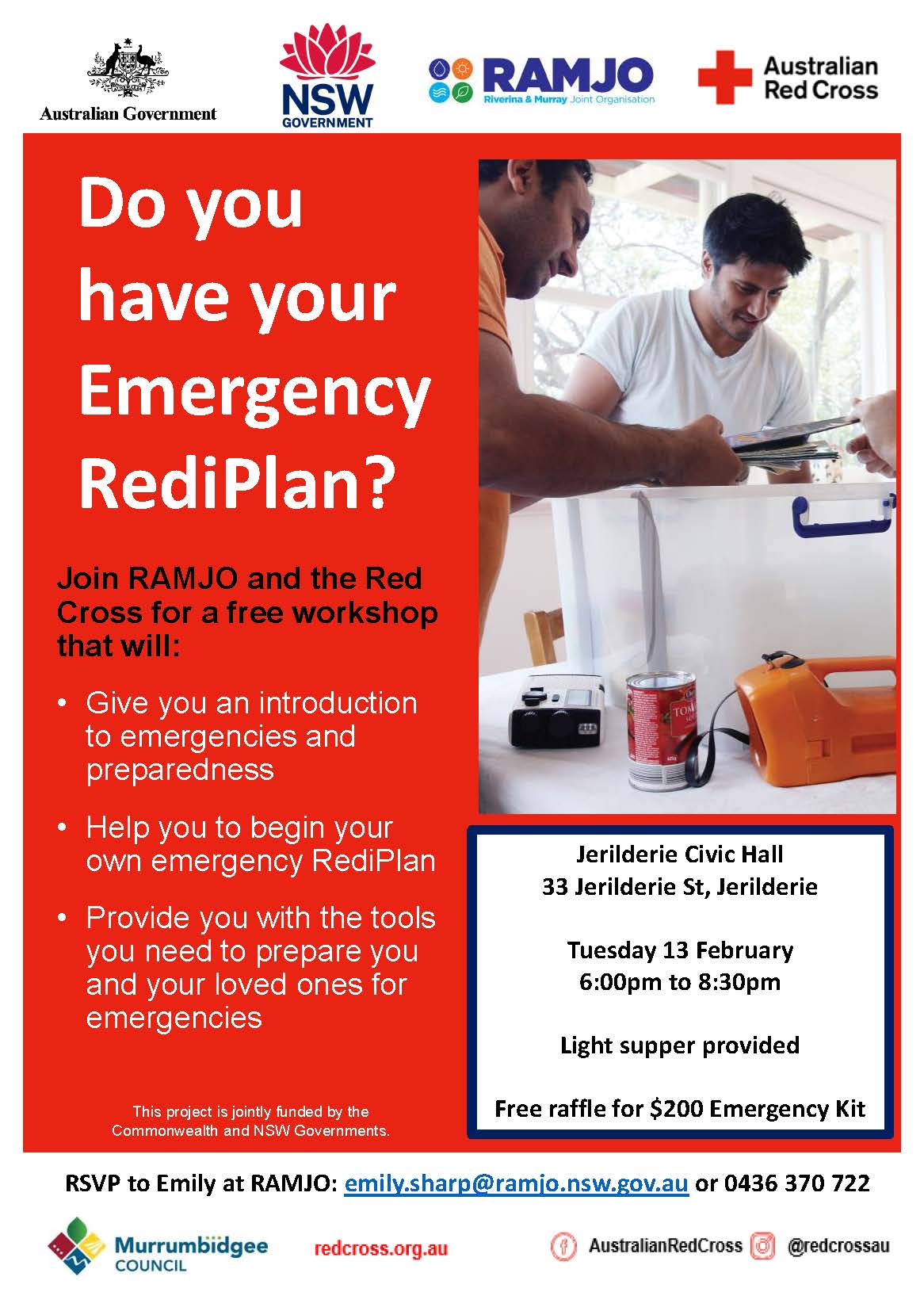 Emergency Ready Plan Workshop - Jerilderie