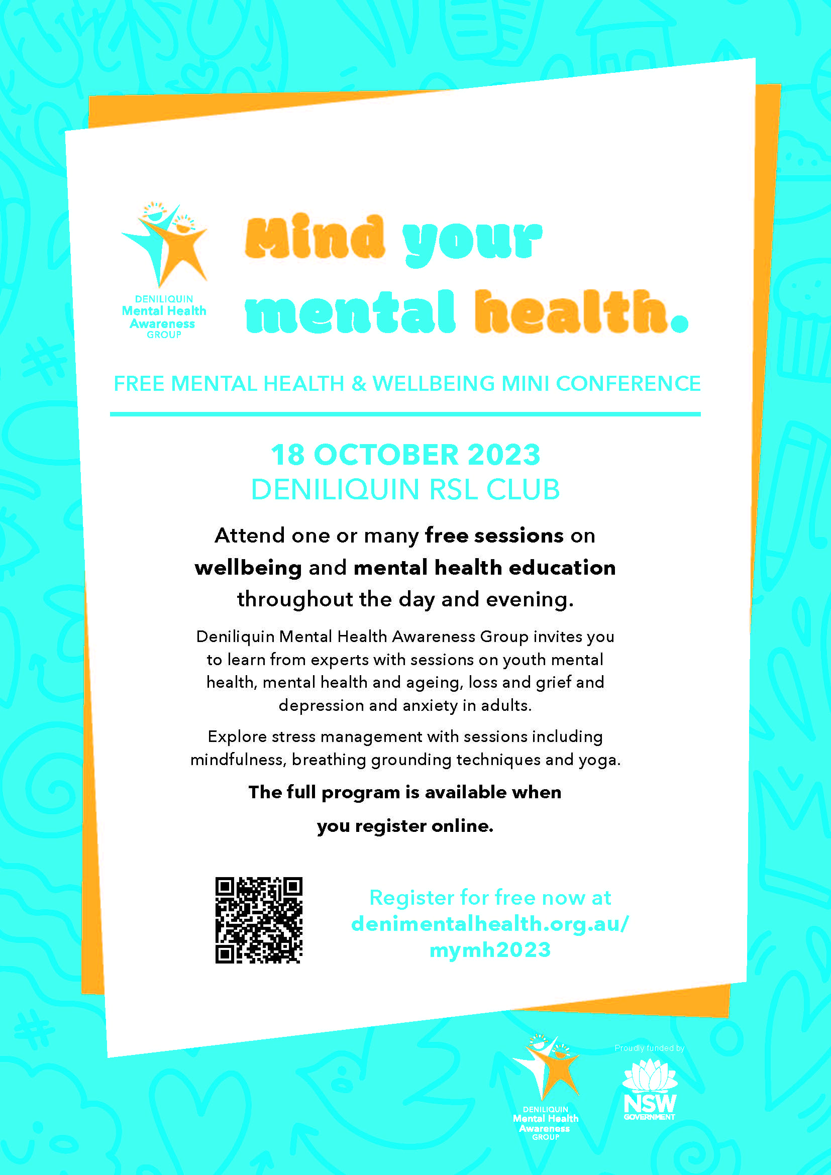 Mind Your Health - Free mental health conference - Deniliquin
