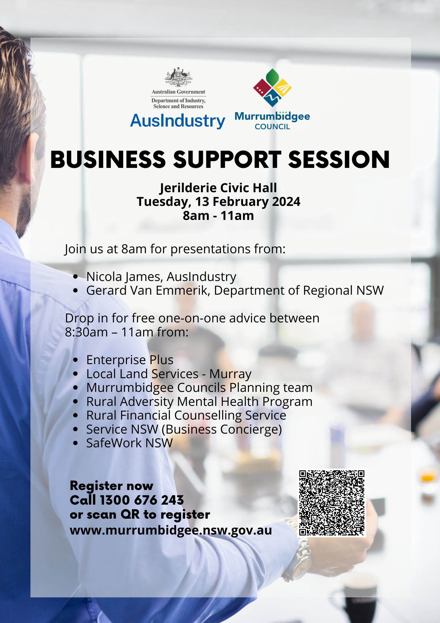 Business Support Session - Jerilderie