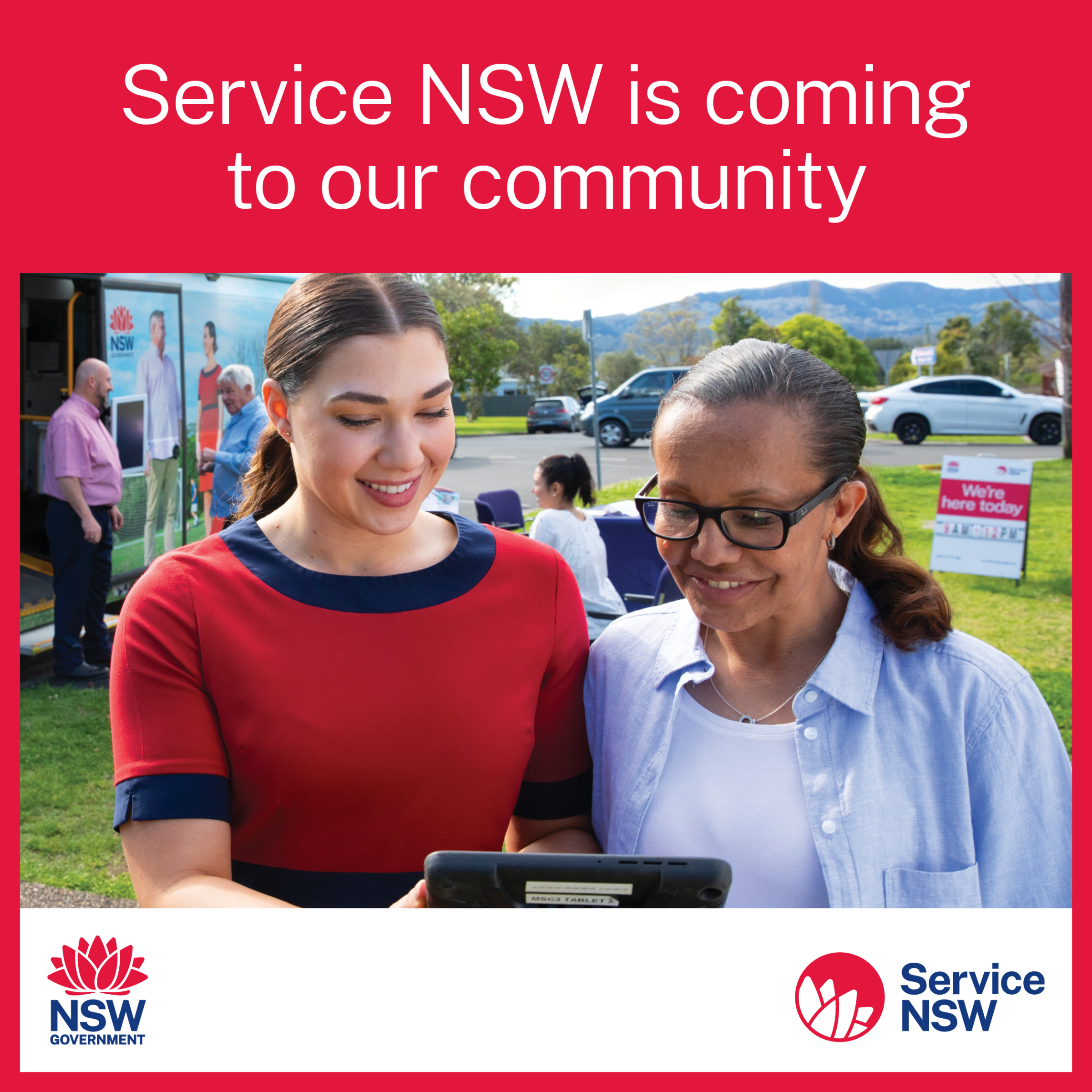 Service NSW Mobile Service Centre - Jerilderie Visit