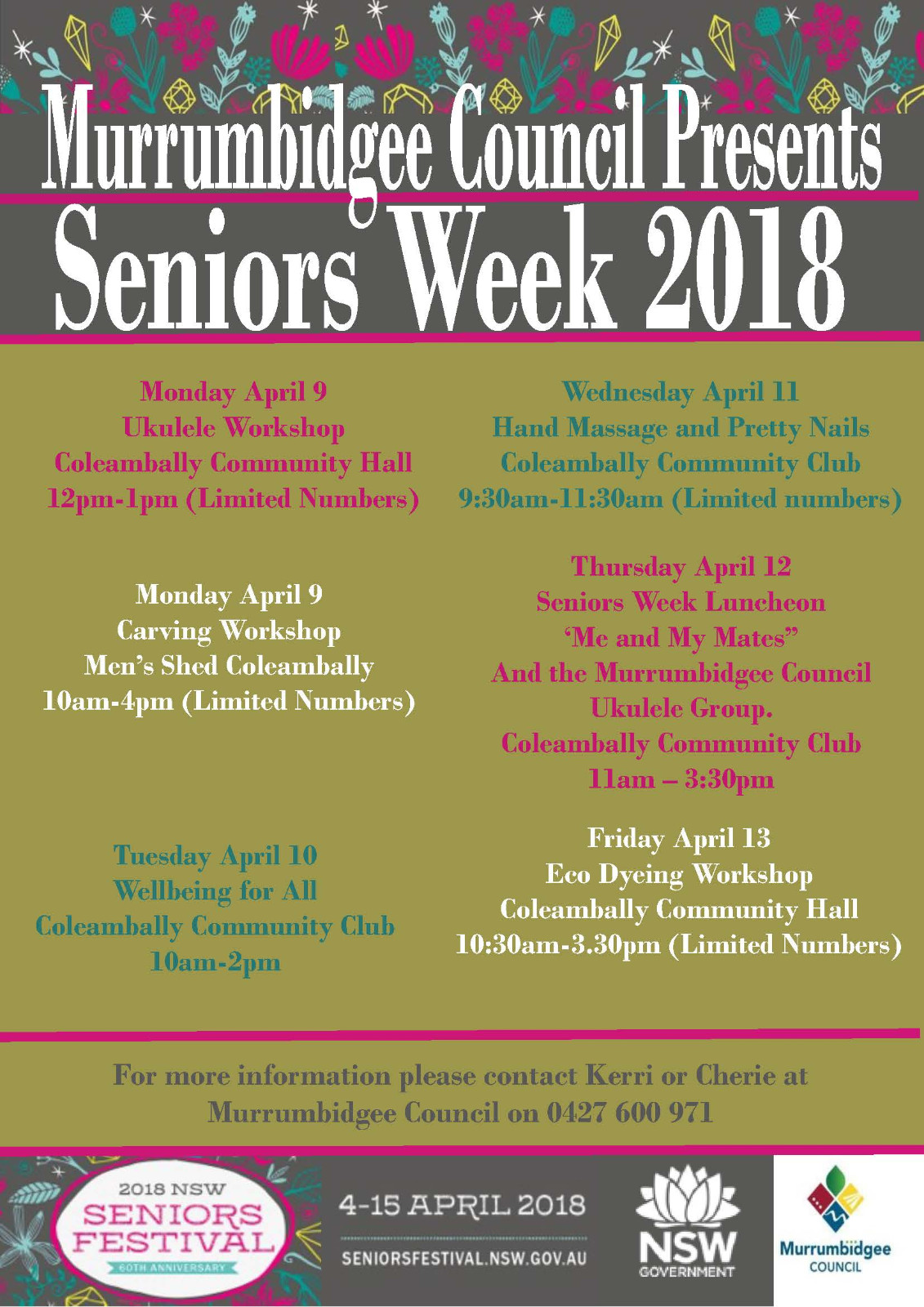 Seniors Week Events